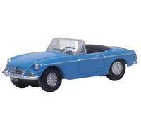 Oxford Diecast NMGB004 MGB Roadster Ice Blue N Gauge