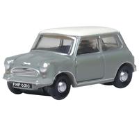Oxford Diecast NMN009 Classic Mini Tweed Grey/Old Engish White