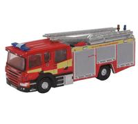 Oxford Diecast N Gauge Model Scania Pump Ladder Surrey Fire & Rescue NSFE007 1:148 Busch