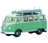 Oxford Diecast NVWS005, Volkswagen T1 Samba Bus, Turquoise/Blue White, N Gauge