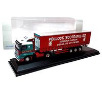 Oxford Diecast Scania 143 40ft Curtainside - Pollock