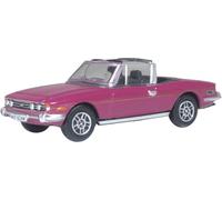 Oxford Diecast Triumph Stag Magenta 76TS005 1:76 Scale Diecast Collectible Model Car for Adults