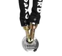 Oxford Discus 10 Motorcycle Bike Chain & Combination Padlock - 10mm x 1.5Mtr