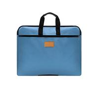 Oxford Document Bag with Handle, A4 Paper Size Oxford Document Wallet Briefcase Accordion Folder Storage Bag, Suitable for School Home Business 12X15 inches (Blue) (Blue)