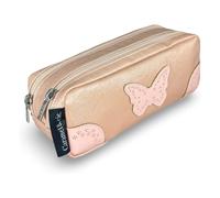 Oxford Double Pencil Case Powder pink one size