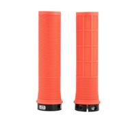 Oxford Driver Lock-on MTB Grips - Dual Profile for Outstanding Grip, Soft Ribbed Compound, Bar End Plugs Included | Trail & Urban Cycling