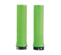 Oxford Driver Lock-on MTB Grips - Dual Profile for Outstanding Grip, Soft Ribbed Compound, Bar End Plugs Included | Trail & Urban Cycling