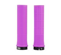 Oxford Driver Lock-on MTB Grips - Dual Profile for Outstanding Grip, Soft Ribbed Compound, Bar End Plugs Included | Trail & Urban Cycling