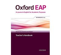 Oxford EAP: Intermediate/B1+: Teacher's Book, DVD and Audio CD Pack