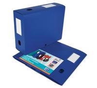 Oxford Elba Memphis Blue Box File 24 x 32 cm, 100 mm Spine, 750 Sheets Capacity