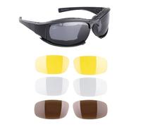 Oxford Enforcer Polarised Sunglasses + 3 Lens Options SU112 | Sports Glasses with Interchangeable Lenses for Different Light Conditions, Goggle conversion strap