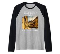 Oxford England UK Souvenir Family Vacation Historic English Raglan Baseball Tee