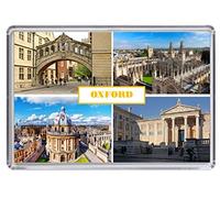 Oxford England United Kingdom Souvenir Acrylic Fridge Magnet (Standard: 70x45mm)