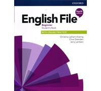 Oxford ENGLISH FILE Beginner STUDENT'S BOOK Fourth Edition with Online @ NEW