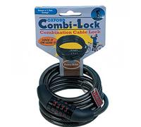 Oxford Essential Cycle Lock Combination 6 x 1500mm Bike Cable lock - Black