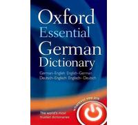 Oxford Essential German Dictionary by Oxford Languages (English) Paperback Book
