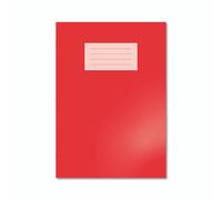 Oxford Exr Bk 8MM Lined A4 Red PK50