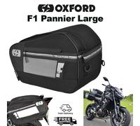 Oxford F1 Pannier Large Strap on Motorbike Saddlebags Panniers OL445 (Pair) 55L