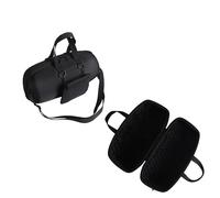 Oxford Fabric+EVA Storage Pouch For JBL Xtreme 5 Speaker Case Dust-proof Anti-scratches Shock-absorbing Impact-resistant Wireless Speaker Carrying Bag Accessories with Shoulder Strap (Black)