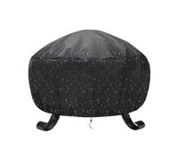 Oxford Fabric Patio BBQ Grill Protector - Round Heavy Duty Fire Pit Covers