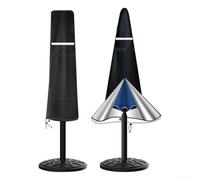 Oxford Fabric Patio Umbrella Cover with Adjustable Bottom Cord and Rust Resistant Zipper Offering from Dust, UV Rays, and Weather (140 * 25 * 30cm)