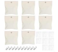 Oxford Fabric Sandbag Weights for Outdoor Curtain Stability and Securing Lightweight Fabrics Against Wind Movement (8pcs Light gray)