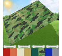 Oxford Fabric Sun Shade Sail 95% UV Protection Waterproof Canopy 1.5m x 11m for Garden Camping Balcony Pool Carport - Outdoor Sun Shelter with Grommets