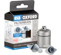 Oxford Products Filterbuds Hypoallergenic Reusable Motorcycle Hearing Protection Earplugs, White, One Size