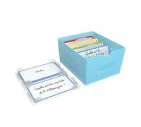 OXFORD Flashbox Box for Flash Cards 17.3 x 14.5 cm Pastel Blue