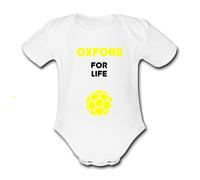 OXFORD For Life Football Personalised Unique Baby Vest Utd Baby Grow Babygrow Cute Novelty Boys Girls Footy Funny United