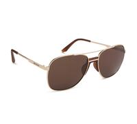 Oxford Force One Gold Metal Frame Brown Lens Sunglasses