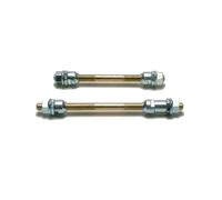 Oxford Front or Rear Hub Axle Nutted 9.5mm x 140mm or 175mm Chromoly - 140mm