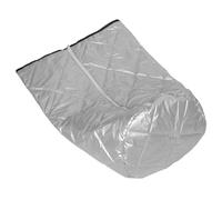 Oxford Gas Bottle Cover Cotton Lining, Full Coverage Propane Canister Bag | Adjustable Drawstring Closure, Insulation Layers, Silver Finish, Lightweight Protection for Backpacking, Random Color