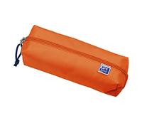 Oxford Girls Boys Rectangle Large Durable Pencil Case Orange