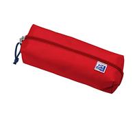 Oxford Girls Boys Rectangle Large Durable Pencil Case Red