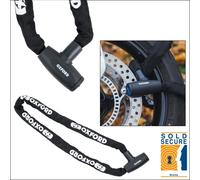 Oxford GP Chain 1.5m Bike Lock 8mm Sold Secure Motorbike Motorcycle Security