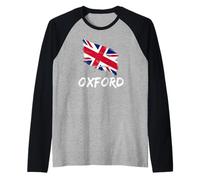 Oxford Great Britain Flag British Heritage & English Pride Raglan Baseball Tee