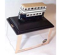 Oxford Guy Arab Birmingham Navy & white double decker bus vehicle 1:148 N gauge scale diecast model