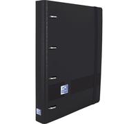 Oxford Hamelin Binder 4 A4+ Polyfoam Plastic With Rubber Includes Grid 5x5 Replacement With 5 Live & Go Band Black