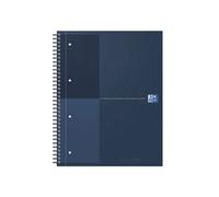 Oxford International Twinwire Notebook Lined 160PG Bl A4+