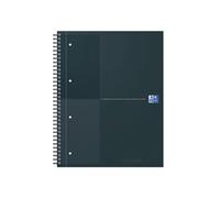 Oxford International Twinwire Notebook Lined 160PG Bk A4+