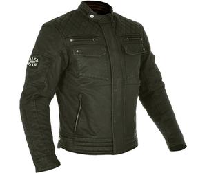 Oxford Hardy Wax Cotton Motorcycle Motorbike Jacket - Olive