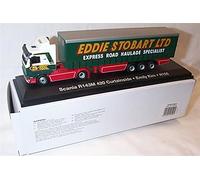 oxford haulage eddie stobart scania R143M 420 emily kim curtainside lorry 1.76 scale diecast model