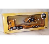 oxford Haulage M'ERCEDES Actros Semi Low Loader J.C.B & Lodall Lorry 1:76 scale diecast model