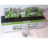 Oxford haulage Scania Car Transporter Green Tiger lorry 1:76 scale diecast model