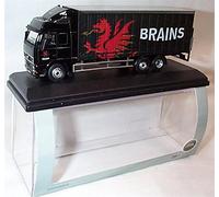 oxford haulage V0LV0 FH curtainside brains lorry 1:76 scale diecast model