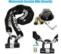 Oxford HD Chain Lock 1.5m Sold Secure + Motorcycle Security Atom Ground Anchor