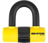 Oxford HD Max Yellow High Security Motorcycle Steel Disc Lock LK311 5030009096112, Orange
