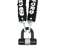 Oxford HD 1.5M Chain & Padlock Disc Lock Motorcycle OF159