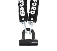 Oxford Motorcycle Bike Heavy Duty Chain & Lock 1M Security Padlock Sold Secure